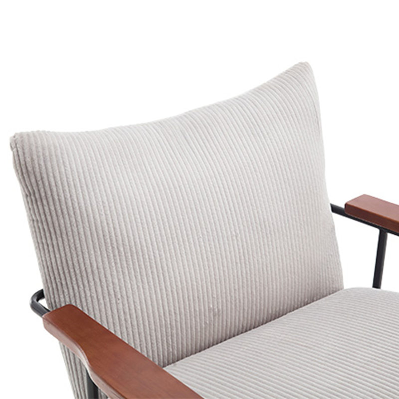 Chaise avec accoudoirs Modern, Gris