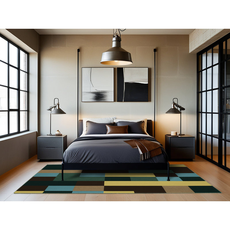 Tapis Cubic Pastures, Rond 7 pi