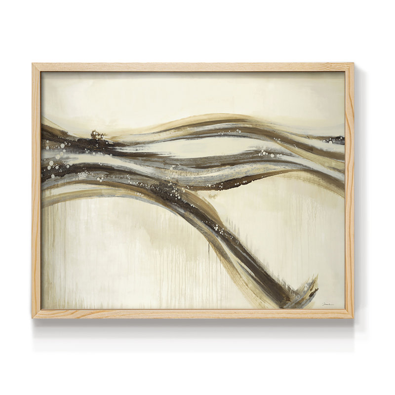«Catching a Metallic Wave», reproduction encadrée, Naturel, H 11 po x l 14 po