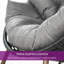 Renna Papasan Comfortable Chair With Cushion-294998970