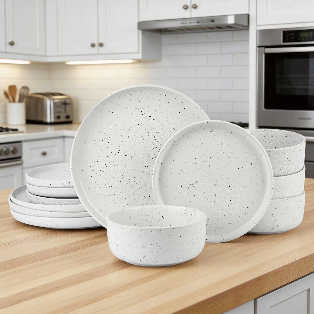 Waterside 12pc Stoneware Dinner Set