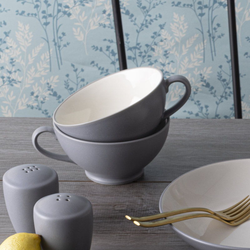 Bols à poignée Noritake Colorwave, 5 1/2 po, 18 oz, Ardoise