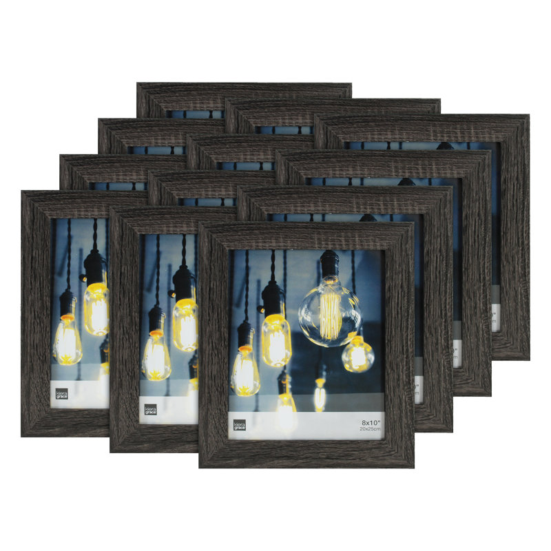 Matte Picture Frame, Driftwood Black