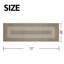 Tapis de couloir en caoutchouc antidérapant de luxe Princeton Home Decor-1986130754