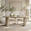 Table de salle à manger ovale à double piédestal-147056933