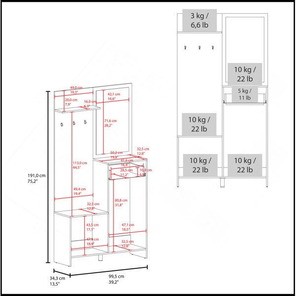 Dimensions du produit