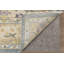Karina Hand Knotted Wool Floral Area Rug in Blue/Beige-279911403