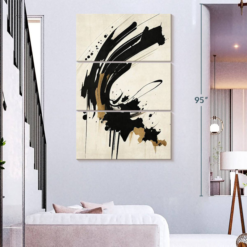 Avery Chaotic Curves II, 74" H x 48" W