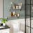Large Wall Mounted Shelves Set Of 2 - Sturdy Metal Brackets, Easy-To-Install Floating Display Ledges For Living Room, Bathroom, Bedroom, Kitchen, Laundry Room-794918134