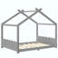 Lit de maison avec lattes de soutien, cadre de lit de maison en bois massif pour enfants, pas de sommier tapissier et structure d'ouverture-1990435141-1990435143