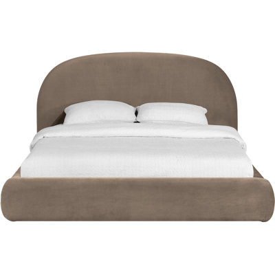Kat Velvet Performance Fabric Upholstered Bed