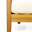 Chaises d'appoint en bois et corde Marciniak