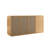59.06" Brown Standard Solid Reception Desk-1963040635