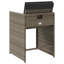 Outdoor Patio Dining Armchair with Cushion-135006411-135006413