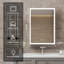 Armoire à pharmacie encastrée / à fixation en surface avec miroir, désembueur, gradateur, prises USB et éclairage intérieur Maximes -1280920394-1295910791