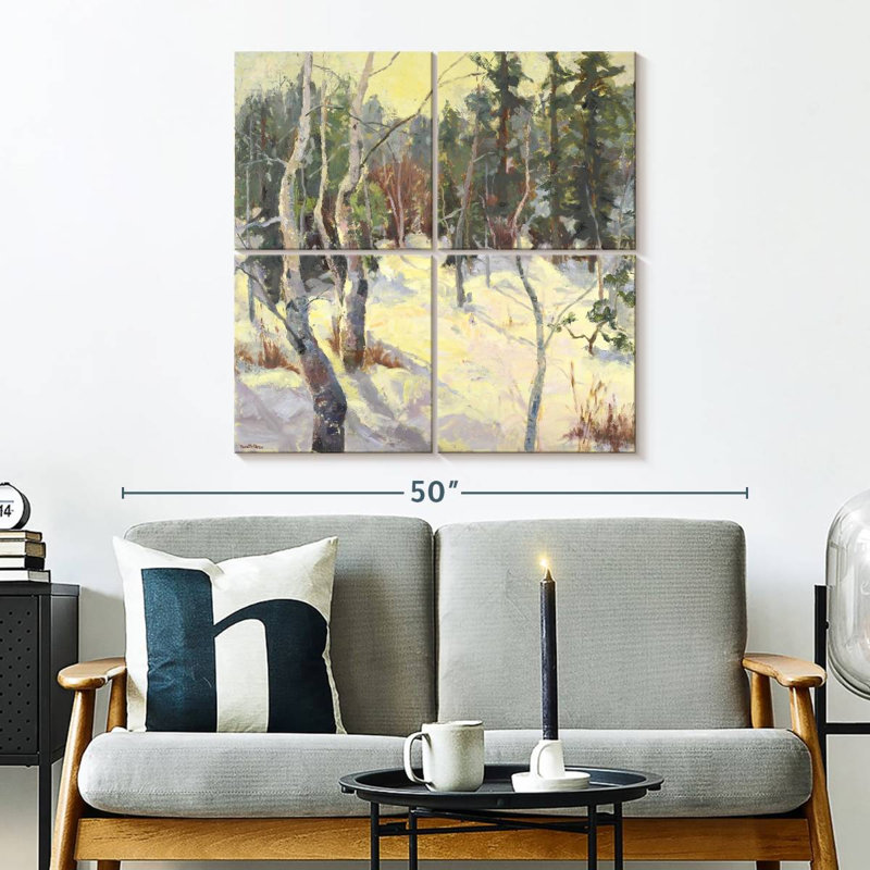 Alvord Four Seasons Aspens IV, 32" H x 32" W