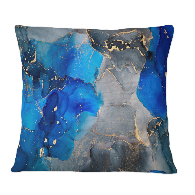 Coussin Blue Luxury, 16 po x 16 po