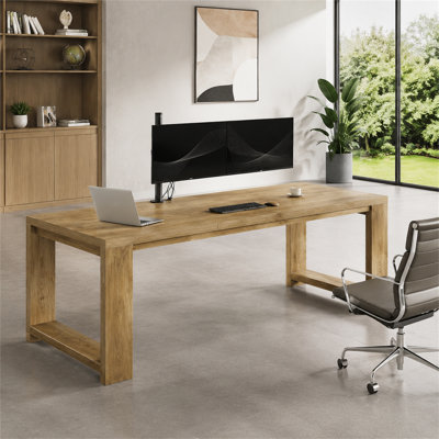 Two-Person Long Computer Desk, Office Conference Table