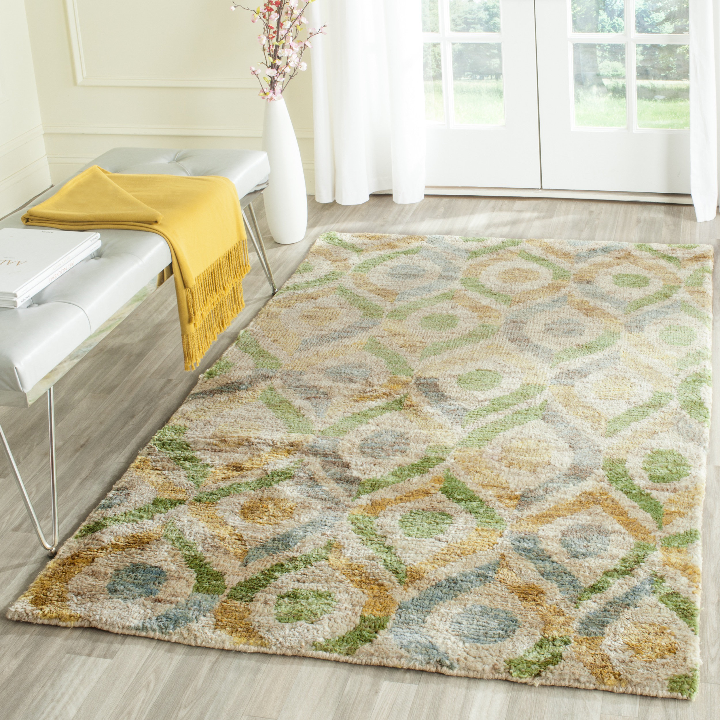 Safavieh Bohemian Contemporary Blue Area Rug Wayfair