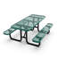 Table de pique-nique extérieure en métal avec maille Kristy-1957848050-2008243702