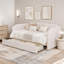 Lit de jour simple en velours rembourré avec 3 tiroirs-2059543545