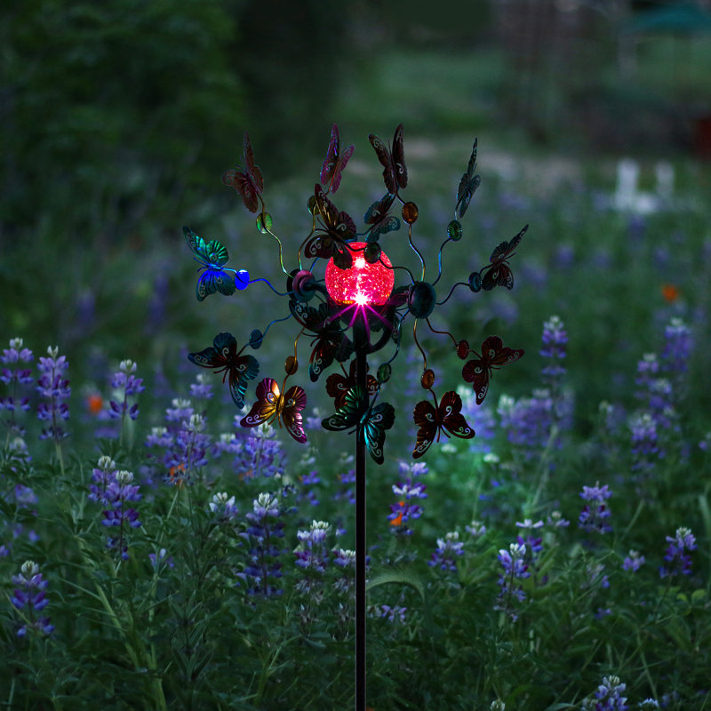 Ibrohim Metal Animals Garden Stake - Solar Powered