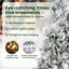 Artificial Hinged Christmas Tree Green PE and PVC-378908001-378908005