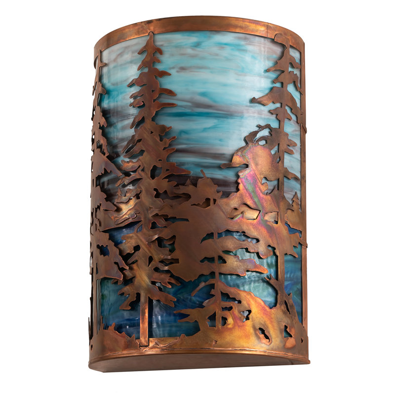 Rustic Lodge 1 - Light Flush Mounted Sconce