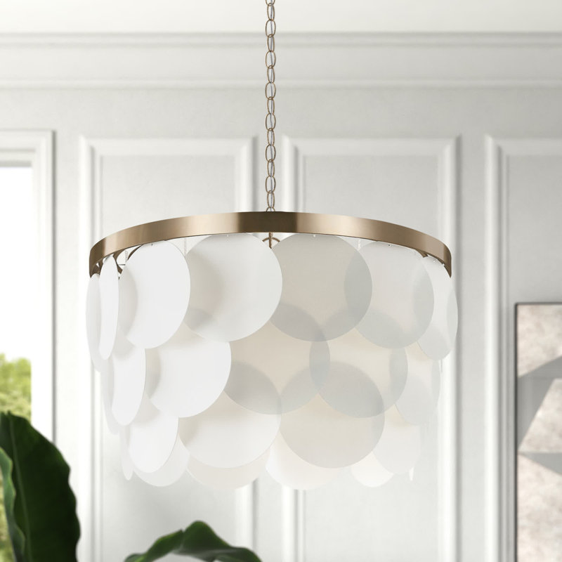 Ainsley 8 - Light Dimmable Tiered Chandelier, Satin Bronze, Not Energy Star, No