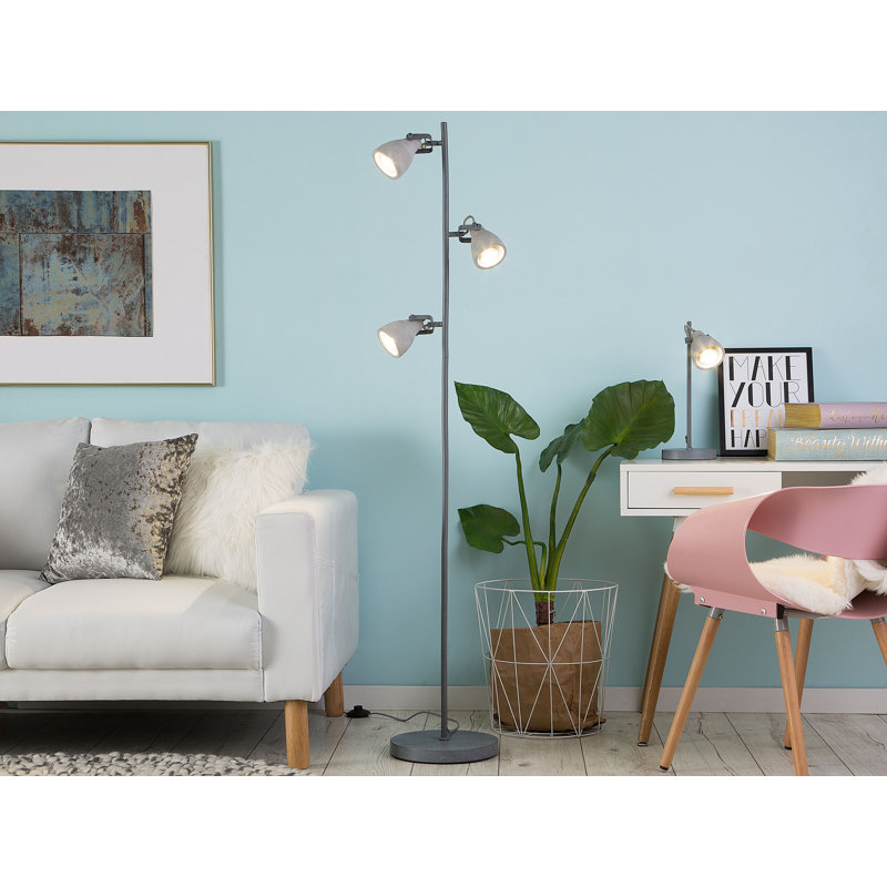 Aryanna 163cm Grey Novelty Floor Lamp