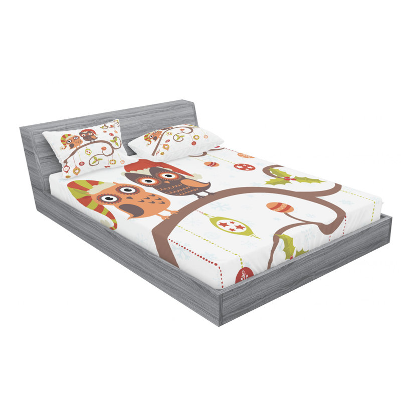 Microfiber Sheet Set, Queen Sheet Set with Fitted Sheet