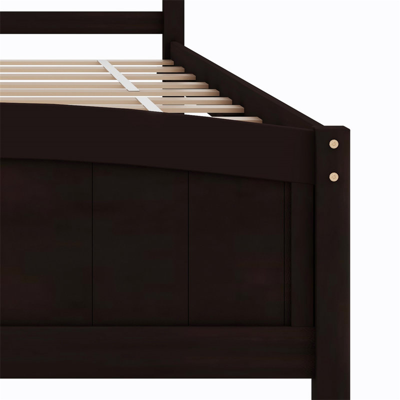 Shanece Panel Bed, Black