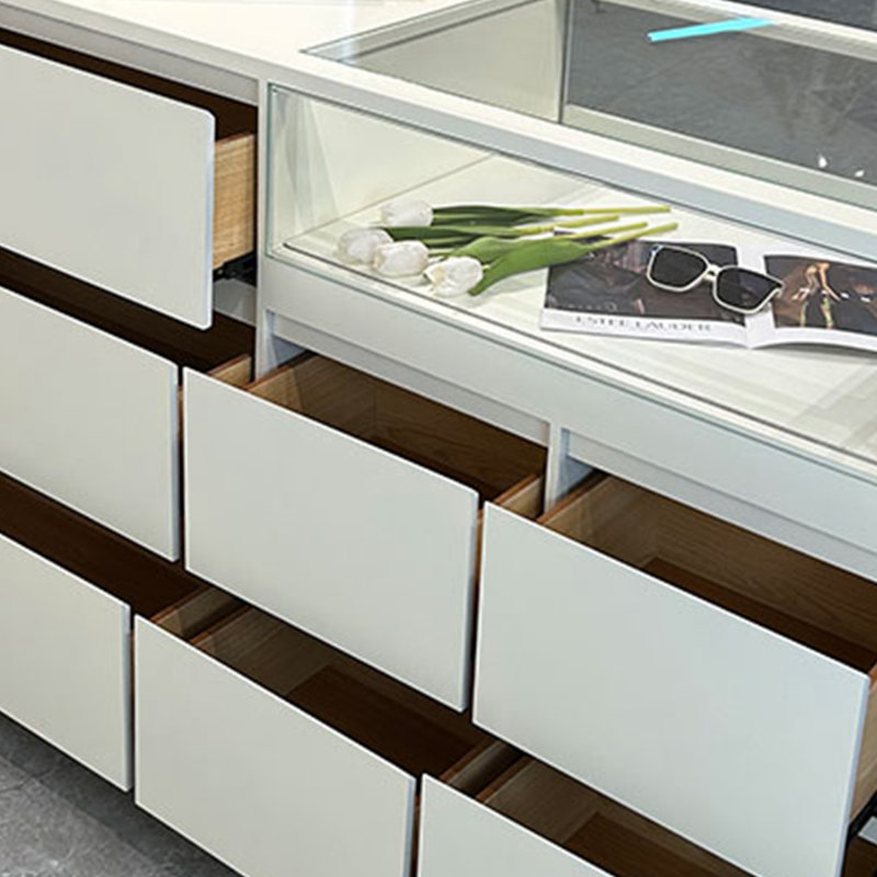 Armoire pour îlot central moderne et minimaliste, H 36,22 po x l 62,99 po x P 23,62 po