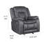 Fauteuil inclinable Olaf, similicuir moelleux-109470276-109470278