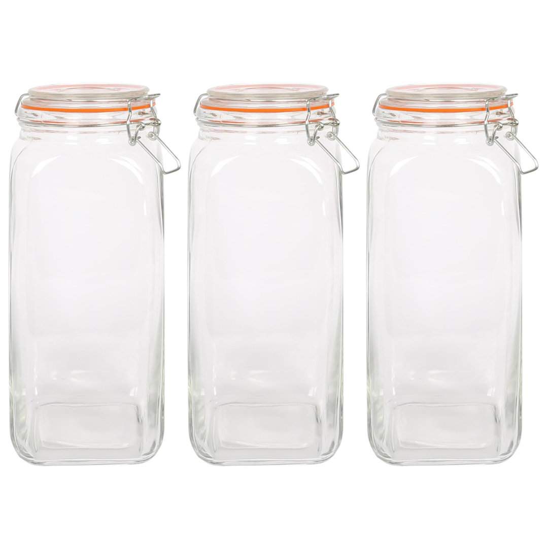 Glass Jar - Set of 3