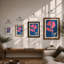 Pink Stem Botanical - Framed Print-738617660-738617661