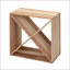 Ensemble de 2 porte-bouteilles en bois de sapin naturel pour 24 bouteilles | Empilable | Matériau durable