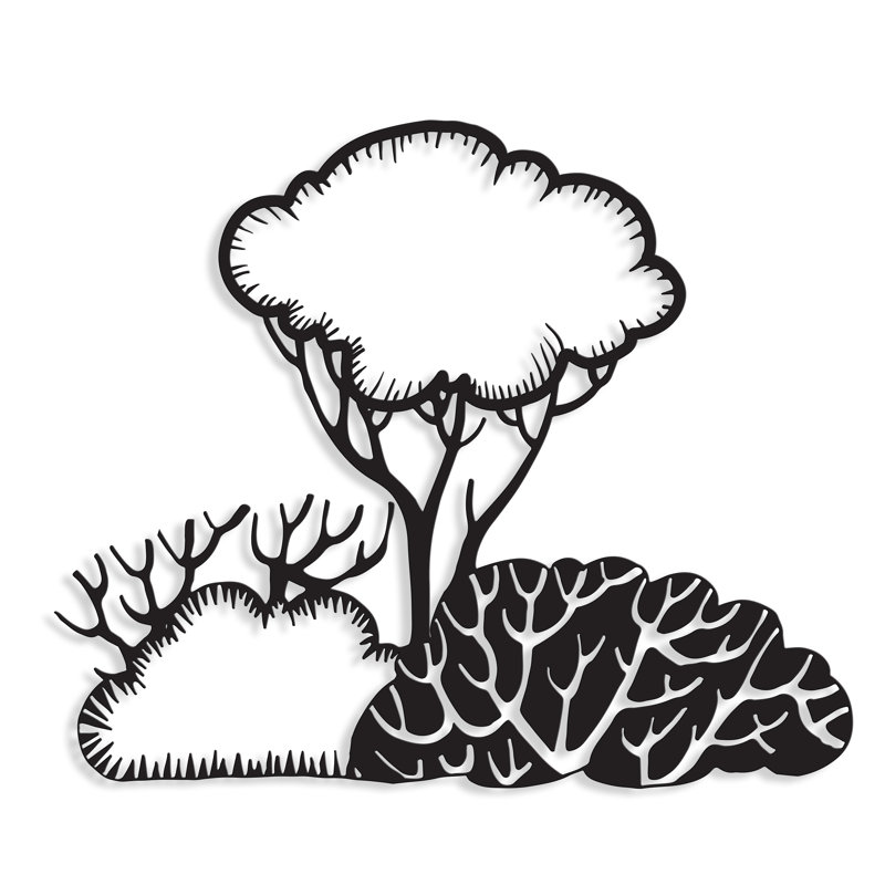Handmade Landscape & Nature Wall Decor on Metal