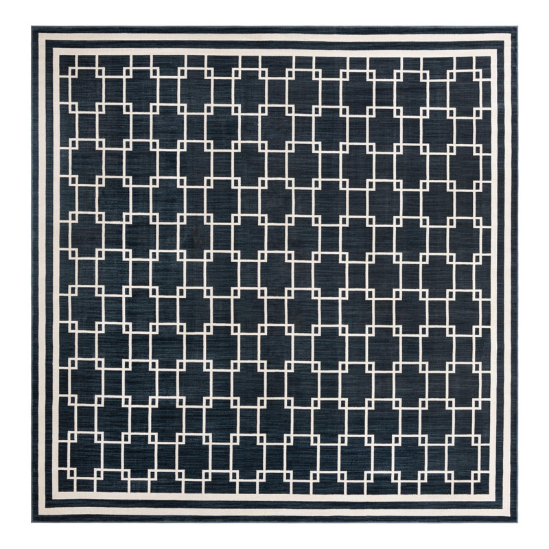 Tapis Uptown bleu marine Jill Zarin, Carré 10 pi