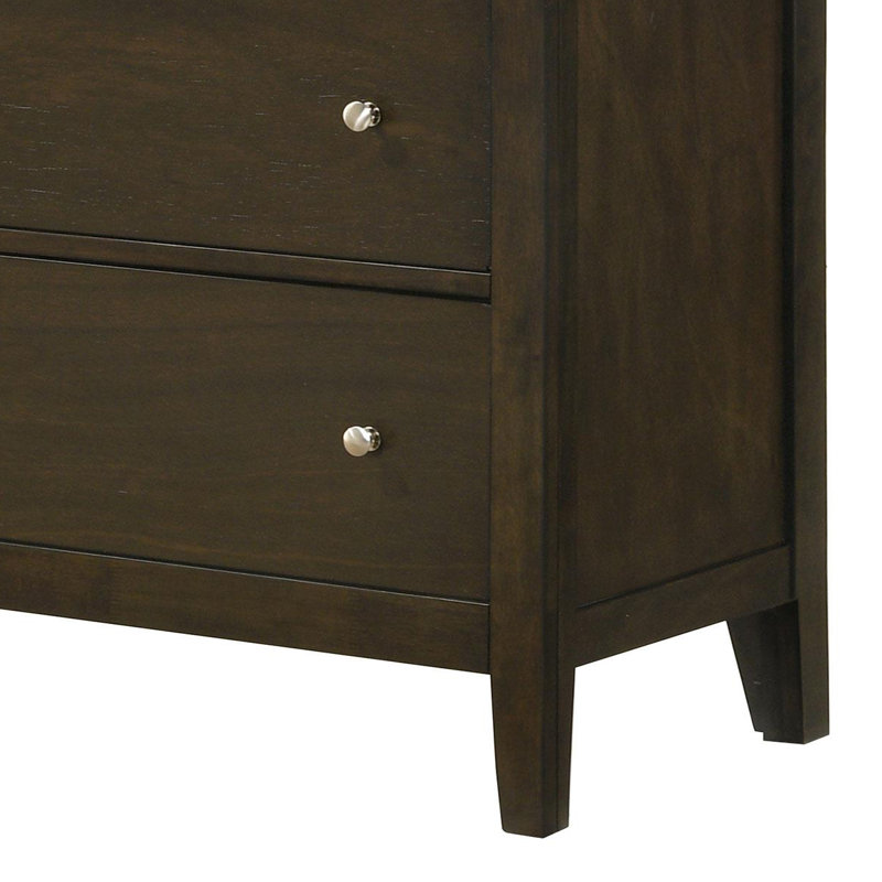 Commode 6 tiroirs cacao foncé