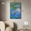 «Lily Lagoon I», art moderne classique sur toile par Art Remedy-115022135-115022137
