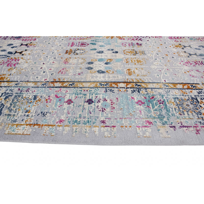 Ziebarth Floral Indoor Rug, Rectangle 8'9" x 11'10"