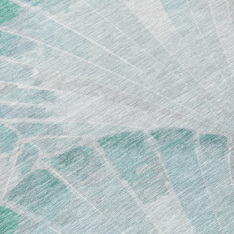 Machine Washable Indoor/Outdoor Chantille ACN2401 Coastal Rug, Rectangle 10' x 14'