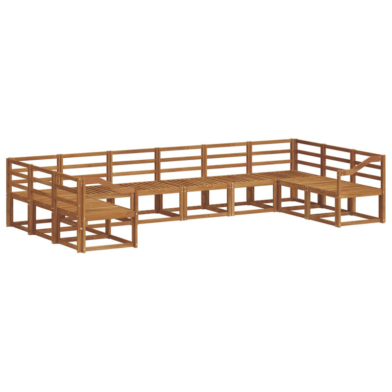 363cm Wide Patio Sectional Set