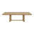Brown Trestle Table With Leaf
