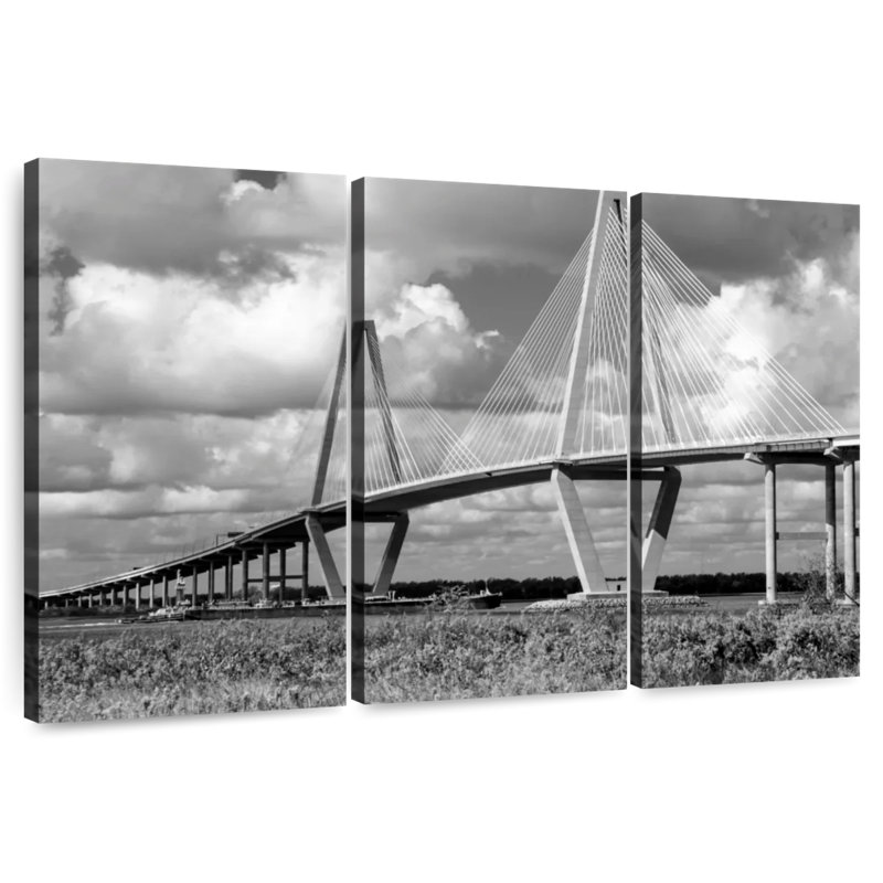 Lilie BW Cooper River Bridge, 48" H x 74" W