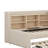 Twin Size Upholstered Daybed With Trundle, Storage Shelves, USB & Outlet-123708825