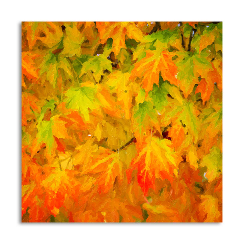« automne leaves i », impression, H 16 po x l 16 po x P 0,01 po, Papier