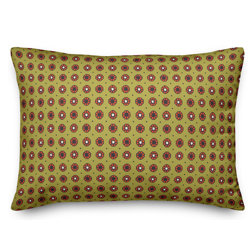 Coussin Pixel, Vert et rose