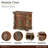  Villa Valencia Wood Bedside Chest